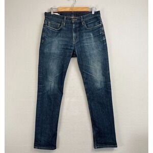 American Giant Jeans Mens Size‎ 30 x 30 Blue Distressed Straight Leg Denim Pants